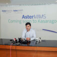 Mr Farhan Yasin Regional Director Aster Kerala and Oman Clusters at the signing ceremony