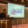 Dr Arunava Roy speaking at the event