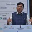 Dr Mansukh Mandaviya Minister of Health and Family Welfare Chemicals and Fertilizers GoI addressing the inaugural session of 7th edition of India Phar