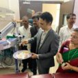Dr Pramod Tripathi Founder FFD inaugurates the new Operating Microscope donated to K K Multispeciality Hospital in Alandi