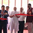 Photograph Hon Prime Minister Modi Inaugurates Hospital Complex and Education Skill building Campus in South Gujarat 10 June