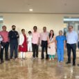 Patient with Dr Manoj Shrivastava and his team members