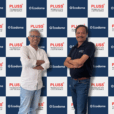 L Samit Jain Managing Director of PLUSS Advanced Technologies R Nihar Parida Co Founder of Ecodome Logistics