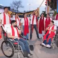 Picture 2 Participants in Wheelchair Rally