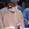 Dr. Vijayamohan Lead Consultant Orthopaedic Surgeon at Aster Medcity perfoming South Indias first Total Knee Replacement TKR using Augmented Reality AR technology