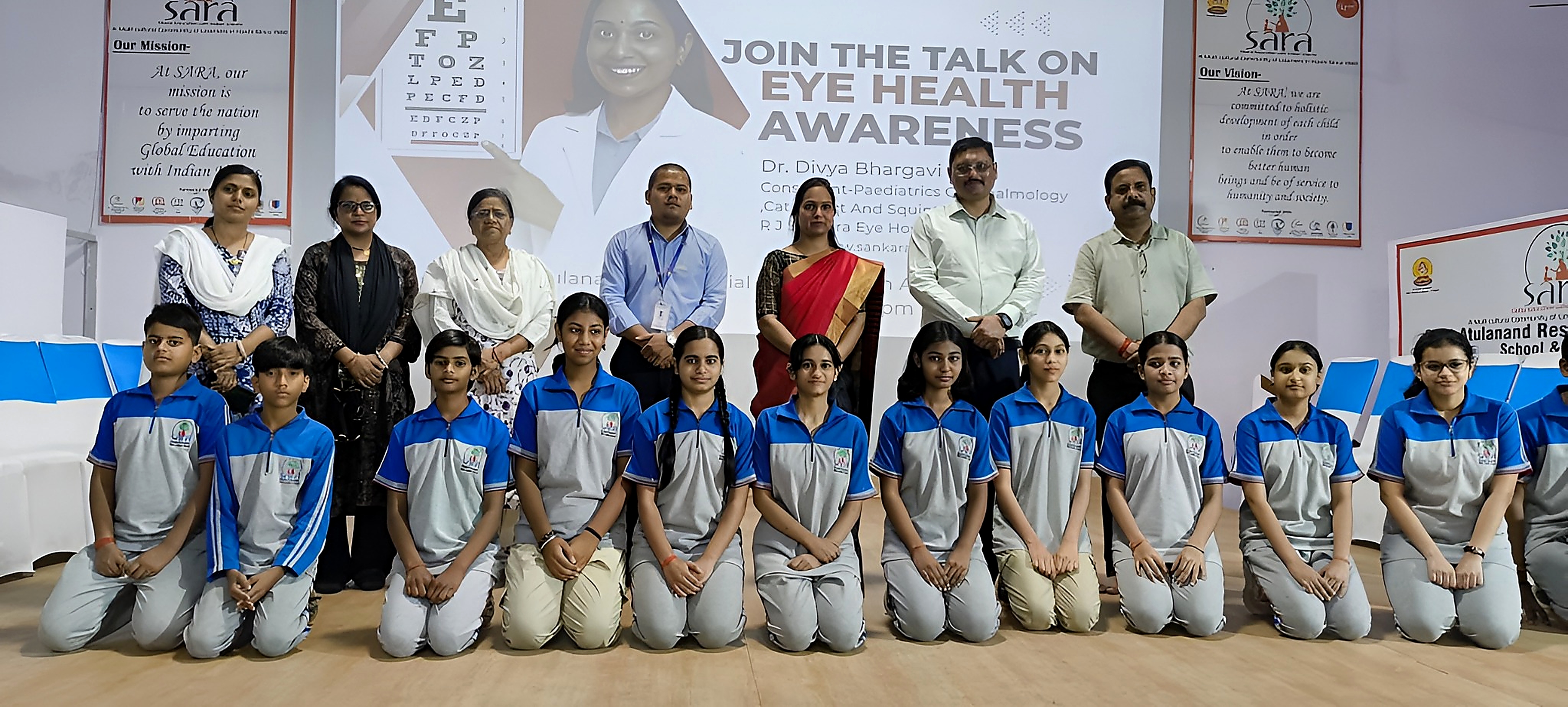 Sankara Eye Hospital Conducts Eye Health Awareness Session at Sant Atulanand Residential Academy Varanasi