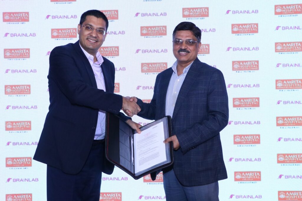 Brainlab and Amrita Hospital Sign MoU to Bring North India’sFirst Brain & Spine Centre of Excellence to Faridabad 2 Brainlab