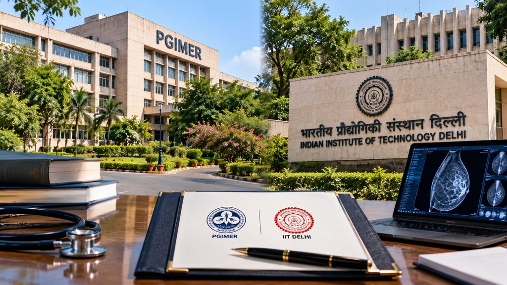 PGI Partners with IIT Delhi to Develop AI-Powered Breast Cancer Detection Tool for Indian Women 1 PGIMER and IIT Delhi AI breast cancer detection collaboration