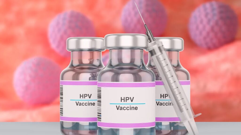 CERVAVAC HPV vaccine vials and syringe for HPV vaccination