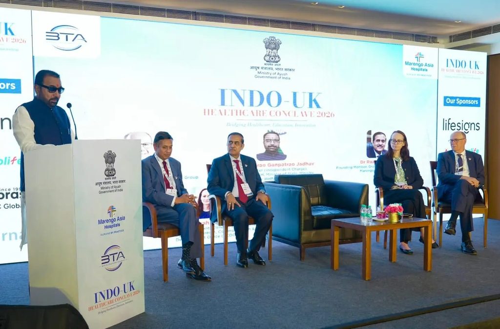 Prataprao Jadhav Addresses Indo-UK Health Conclave 2026, Highlights Collaboration in Traditional and Modern Healthcare 1 Prataprao Jadhav Addresses Indo-UK Health Conclave 2026